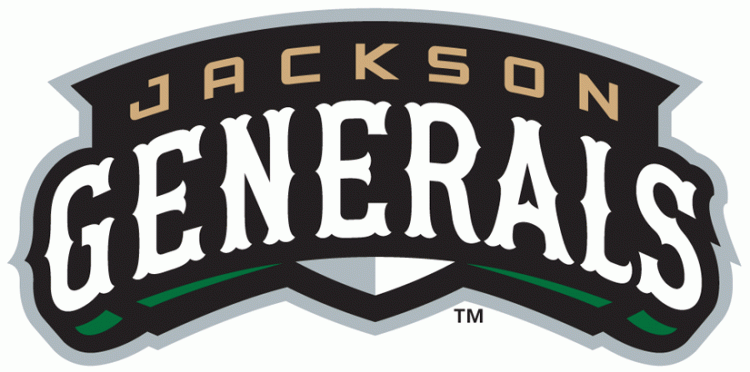 Jackson Generals 2011-Pres Wordmark Logo 2 vinyl decal